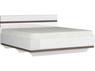 Коллекция Ультра Кровать 1800 с НАСТИЛОМ под матрац Белый/Белый гл. (набор)